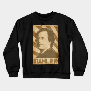 Gustav Mahler Retro Propaganda Crewneck Sweatshirt